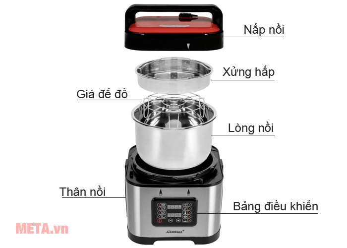 Nồi áp suất đa năng Steba DD1 ECO (5 lít)