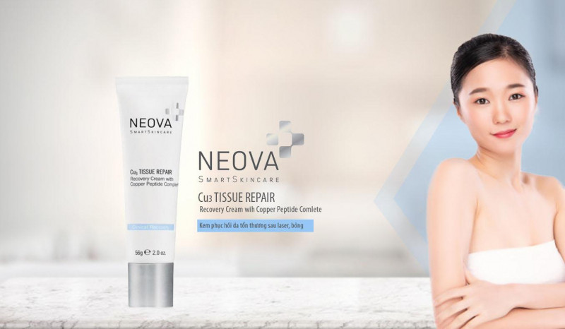 Neova Cu3 Tissue Repair– Kem Phục Hồi Da Tổn Thương Sau Laser, Bỏng Hay Lăn Kim