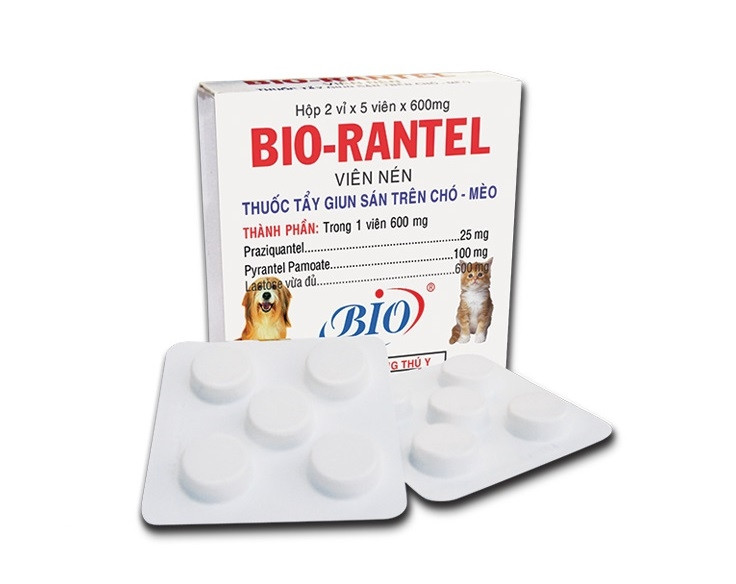 Thuốc tẩy giun sán cho chó - Bio Rantel