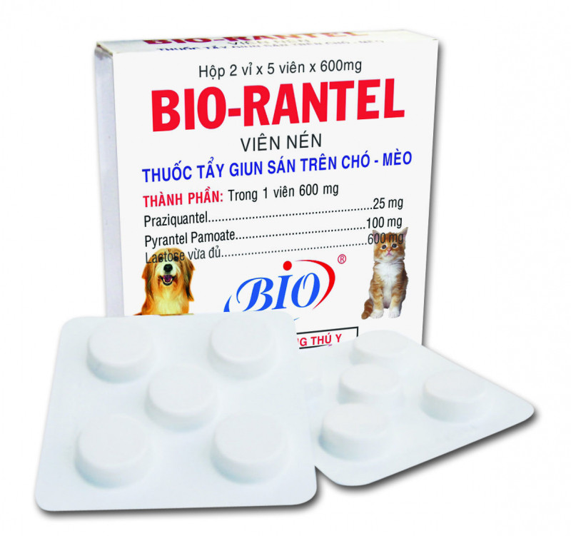 Thuốc tẩy giun sán Bio Rantel
