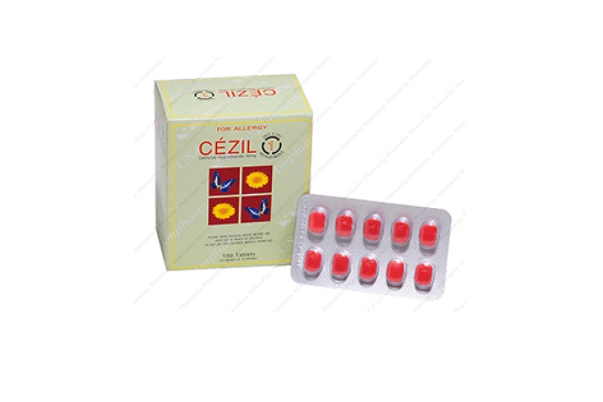 Thuốc Cezil được bào chế dạng viên bao phim