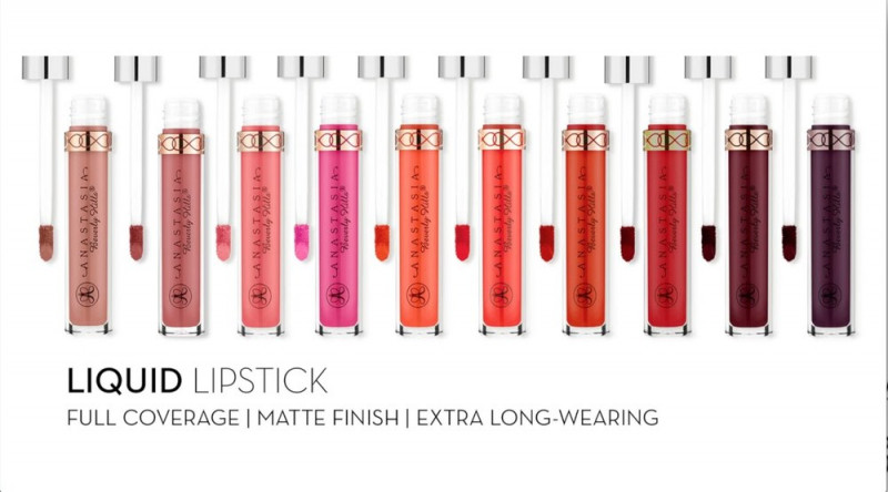 Các tông màu của dòng son Anastasia Beverly Hills Liquid Lipstick