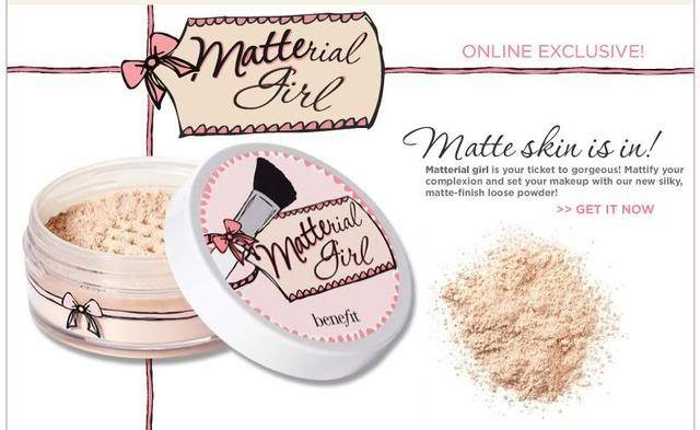 Matterial Girl - Matte - finish setting powder