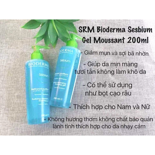 Sữa rửa mặt Bioderma Sébium Gel Moussant là một trong những sản phẩm bestseller của hãng