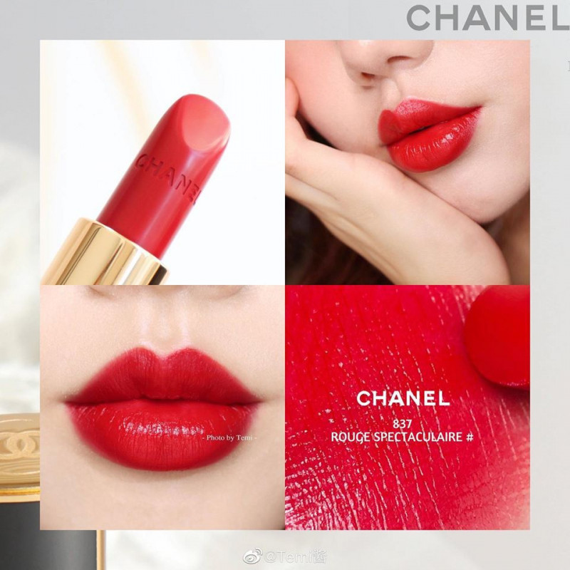 Son Chanel Rouge Allure 837 Rouge Spectaculaire