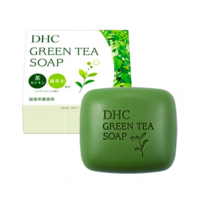 Xà bông rửa mặt trà xanh DHC Green Tea Soap