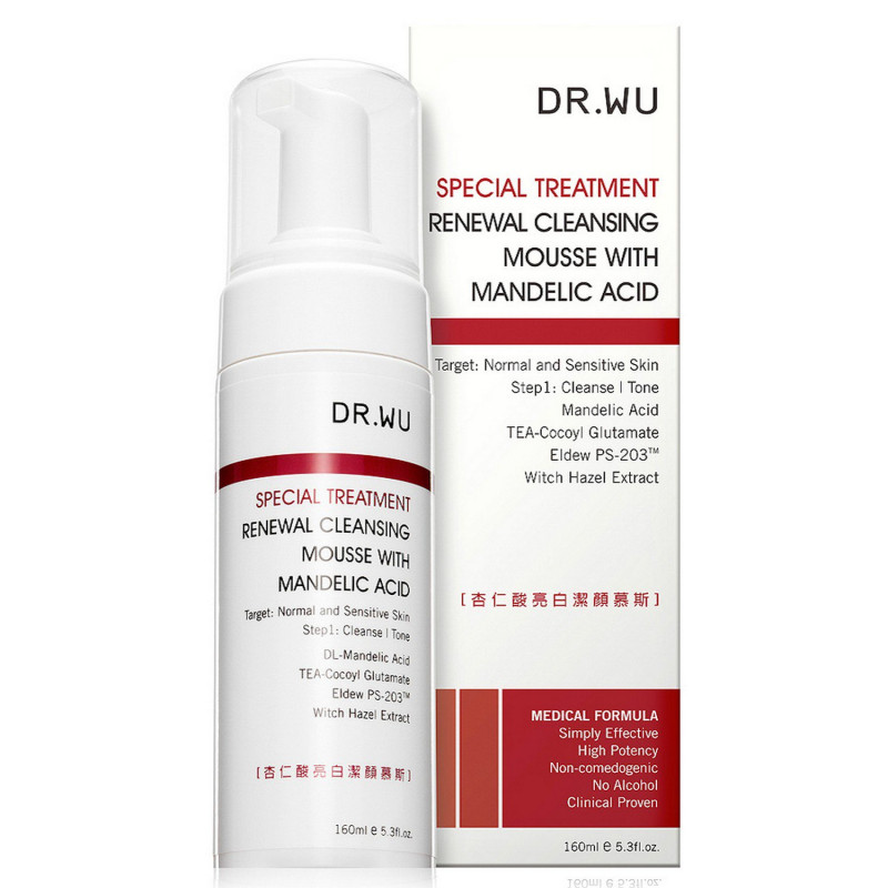 Sữa rửa mặt Dr Wu Renewal Cleansing Mousse With Mandelic Acid
