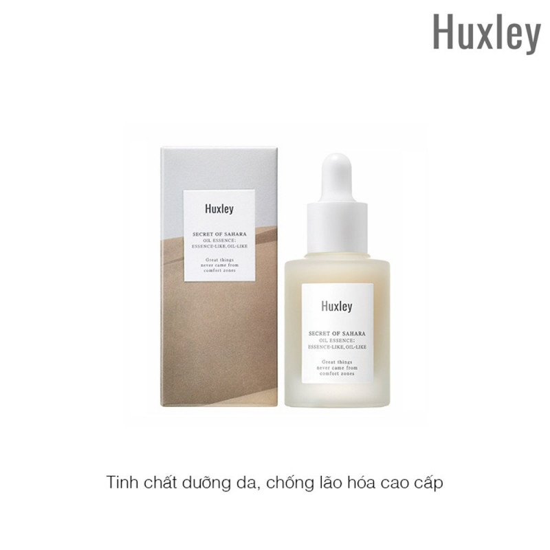 Huxley Oil Esence - tuy nhỏ nhưng có võ, chứa nhiều công dụng như bảo vệ da khỏi bụi bẩn, dưỡng da trắng, chống oxy hóa