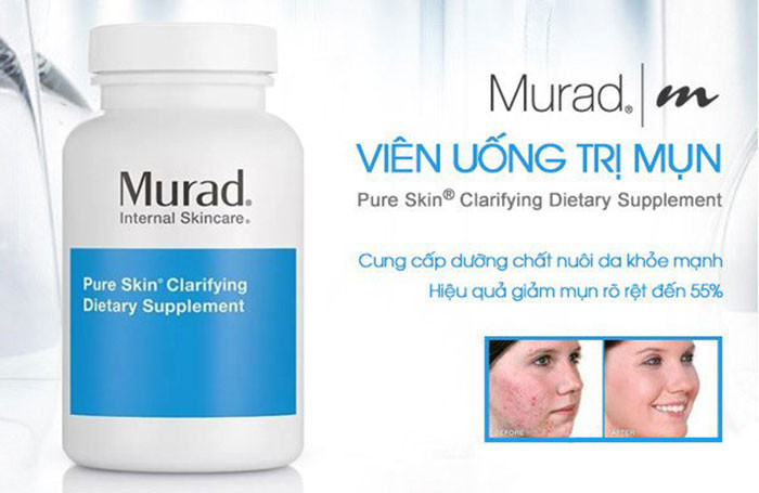 Viên Uống Trị Mụn Murad Pure Skin