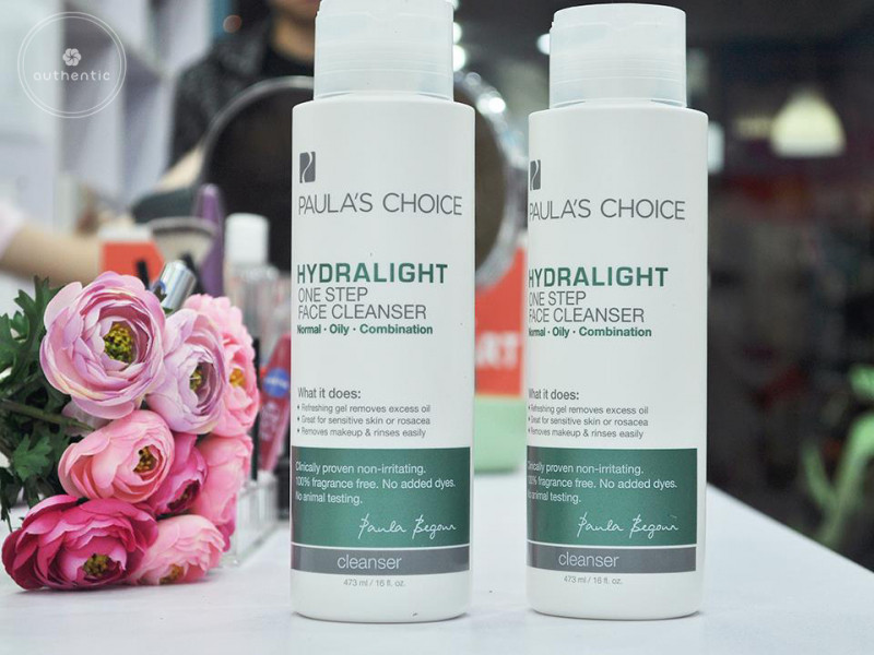 Sữa rửa mặt cho da thường đến da hỗn hợp Hydralight One Step Cleanser là sản phẩm nổi bật của Paula’s Choice Skincare.