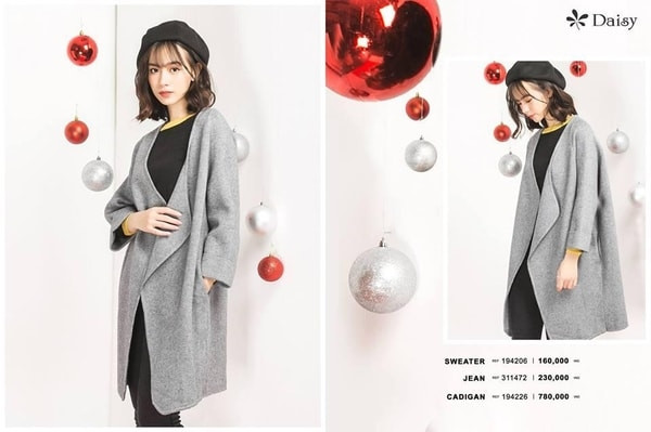 Thời Trang Daisy - Shop bán áo khoác dạ đẹp và chất lượng nhất Hà Nội