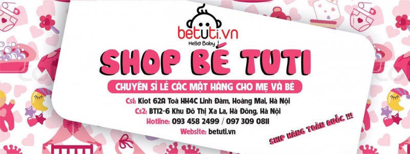 Shop Bé Tuti - Đồ sơ sinh giá gốc