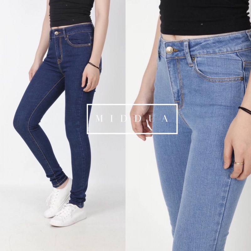 Chất liệu vải jeans vnxk ở shop có tỷ lệ cotton tương đối cao, láng mịn