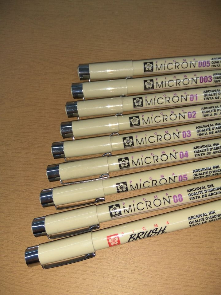 Bút kỹ thuật Pigma Micron của hãng Sakura được giới thiệu tại Lộc's art Store