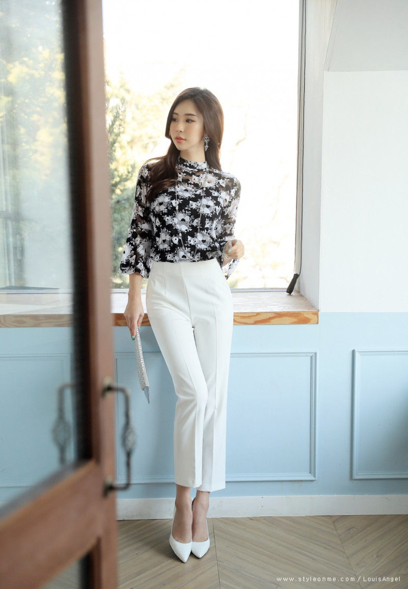 Sơ mi kiểu nữ Hàn Quốc BL26617 (hình ảnh lấy từ website của shop)