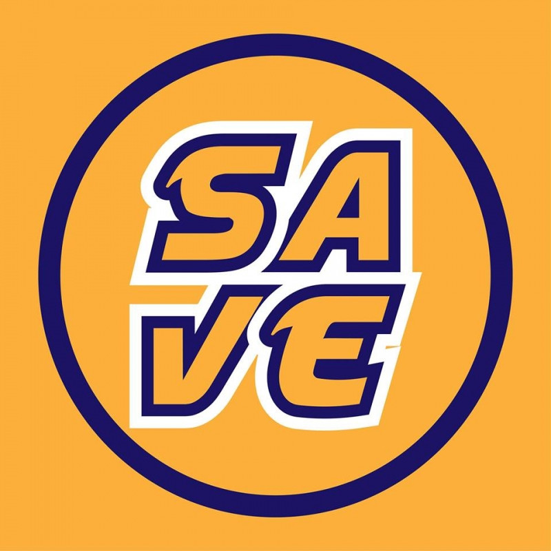 Logo đơn giản nhưng chất của Saveusthetrouble