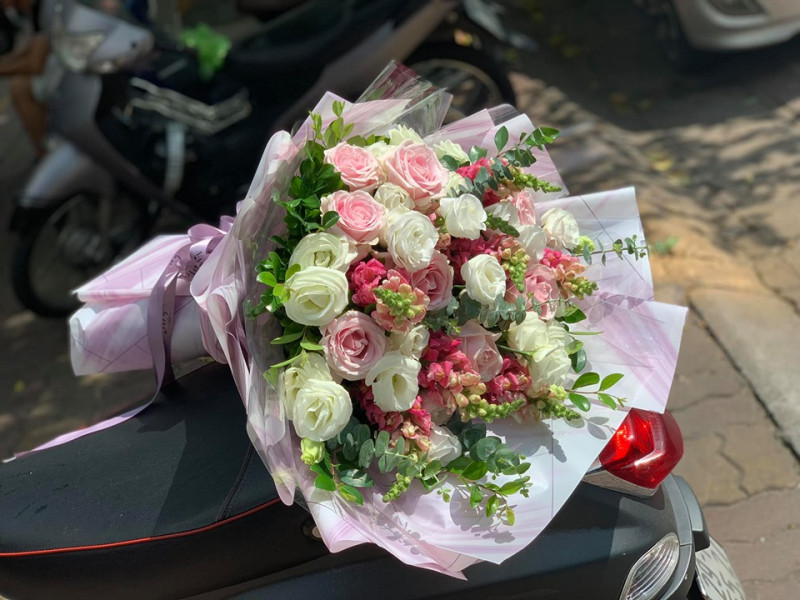 Shop Nancy mang đến nhiều kiểu hoa thu hút, hoa bó, hoa lãng, hoa hộp… đều rất đẹp