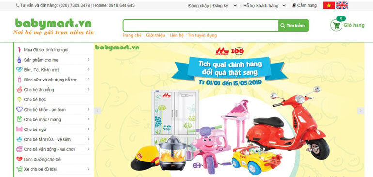 Babymart - nơi cha mẹ gửi trọn niềm tin