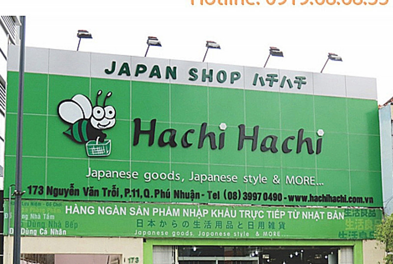 Cửa hàng Hachi Hachi ngày càng phát triển với chuỗi cửa hàng của mình