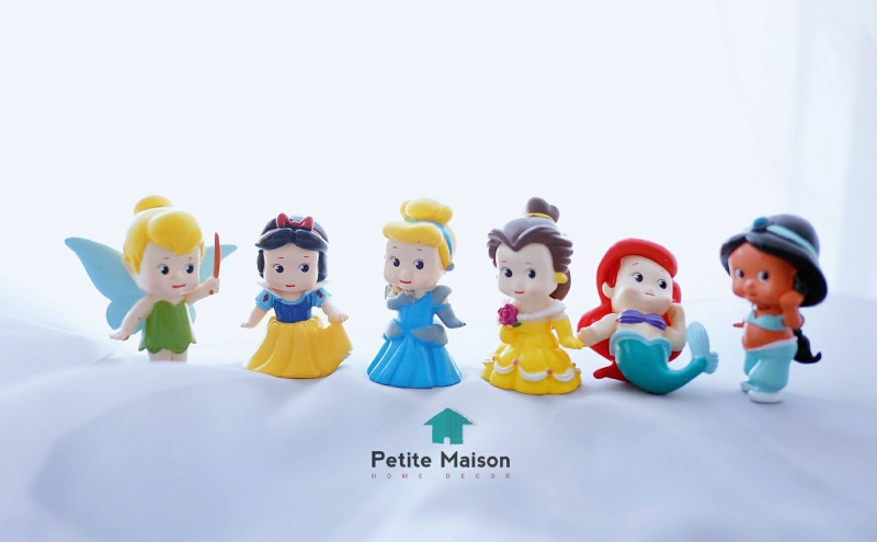 Set 6 tượng công chúa Disney