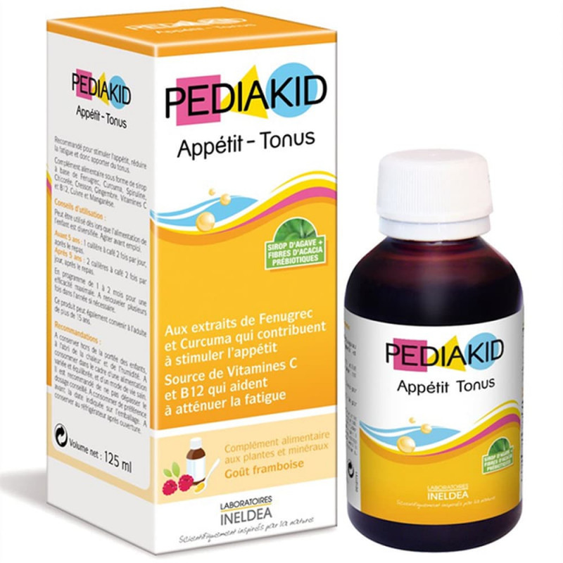 PediaKid Appetit Tonus là sản phẩm bổ sung vitamin cho trẻ em hỗ trợ trẻ ăn ngon, giúp tăng cân