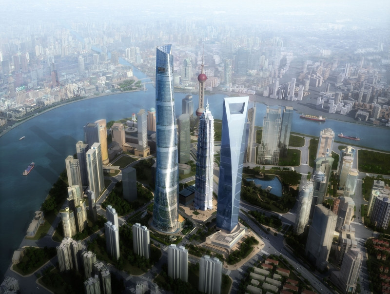 Shanghai World Financial Center﻿ cách mặt đất 474m