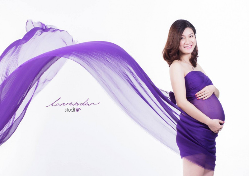 Chụp ảnh bầu đẹp tại Lavender Studio