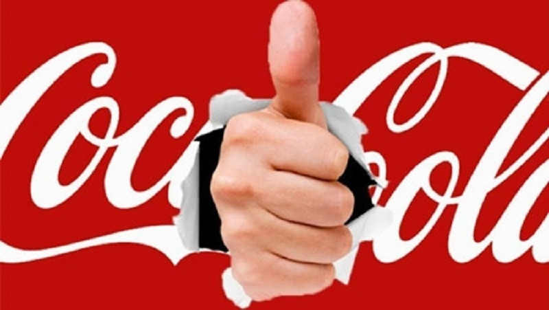 Dòng chữ Coca-Cola quen thuộc