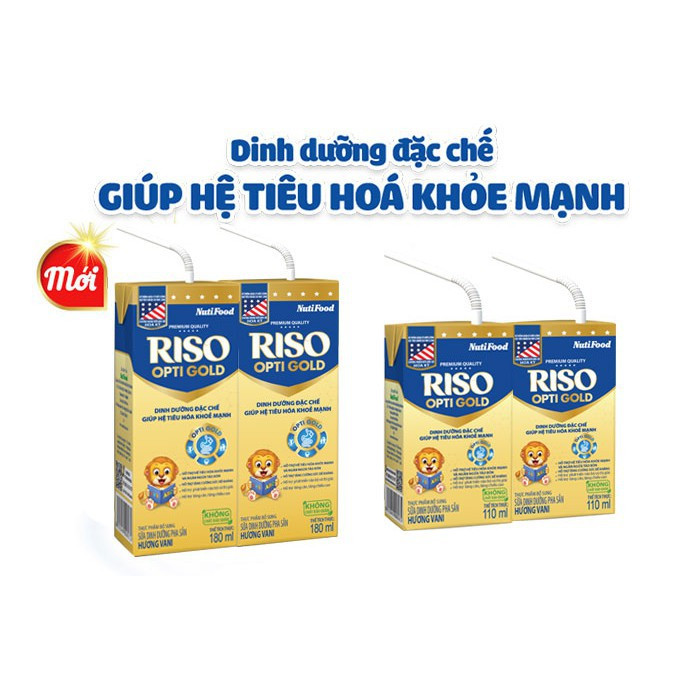 Sữa bột pha sẵn RISO OPTIGOLD 180ml