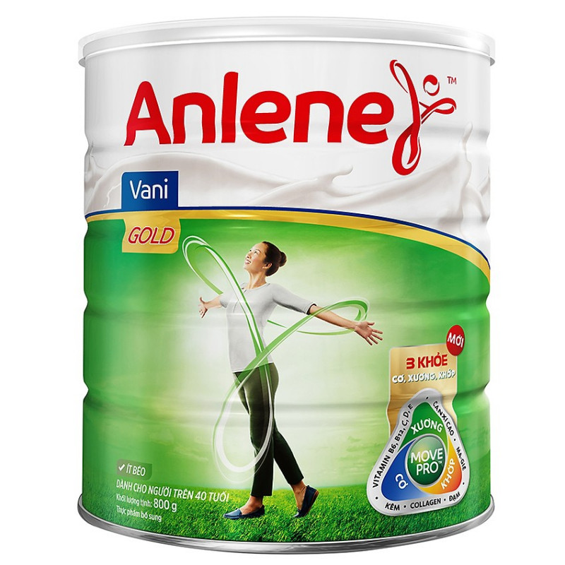 ﻿Sữa Anlene 3 KHỎE – Cơ Xương Khớp 800g (từ 19-45 tuổi)