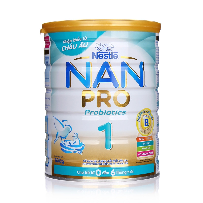 Sữa Bột Nestlé NAN Optipro 1 (800g) - Thuỵ Sĩ