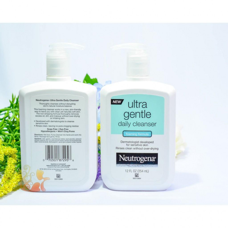 Sữa rửa mặt Neutrogena Ultra Gentle Hydrating Daily Facial Cleanser