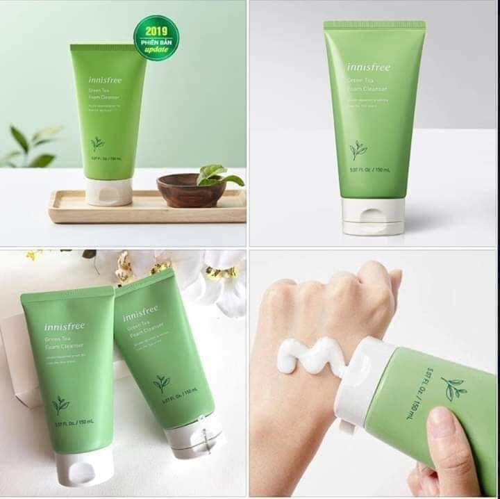 Sữa rửa mặt trà xanh Innisfree Green Tea Foam Cleanser