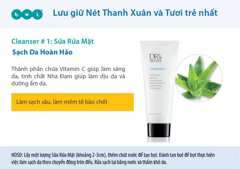 Sữa Rửa Mặt – DR’s Secret Cleanser