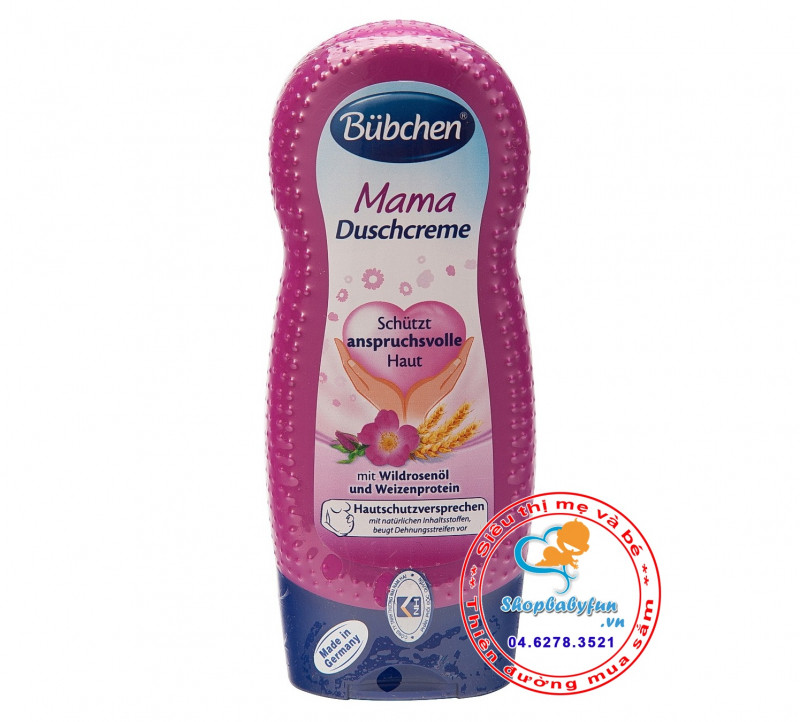 Sữa tắm chăm sóc da bà bầu Bubchen Dusch 230ml