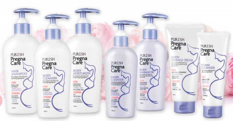 ﻿﻿Puresh Pregna Care Body Cleanser - Sữa tắm toàn thân cho phụ nữ mang thai: