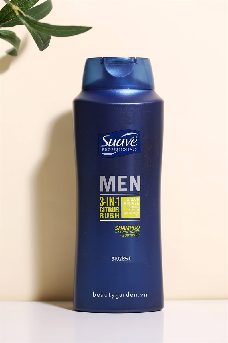 Sữa tắm gội Suave Men 2 in 1 Hair & Body Wash một sự kết hợp hoàn hảo