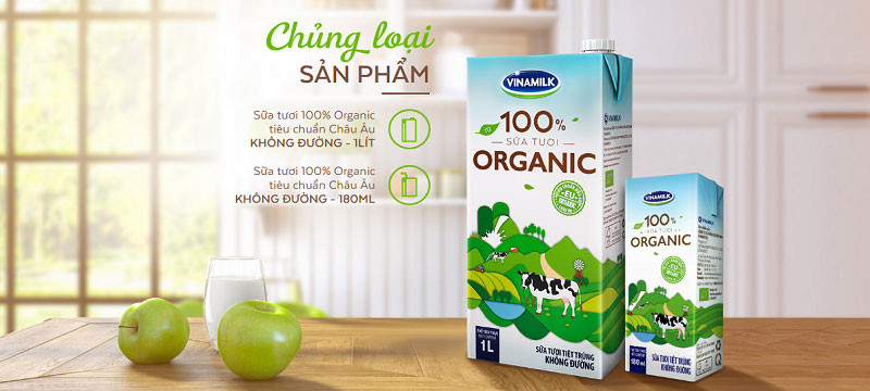 Sữa tươi Vinamilk Organic