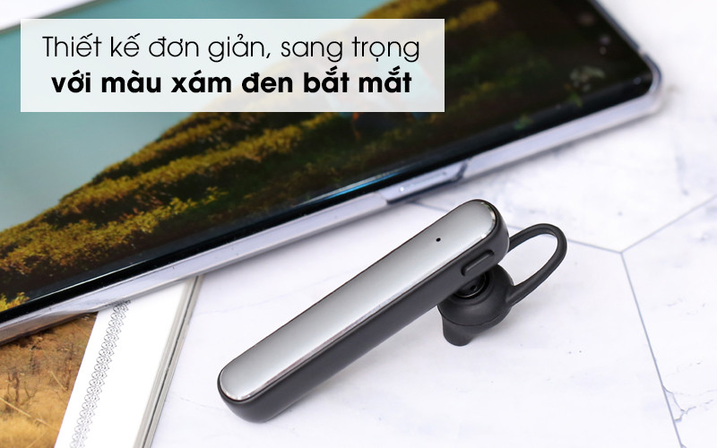 Tai nghe Bluetooth Mozard R558A Xám Đen