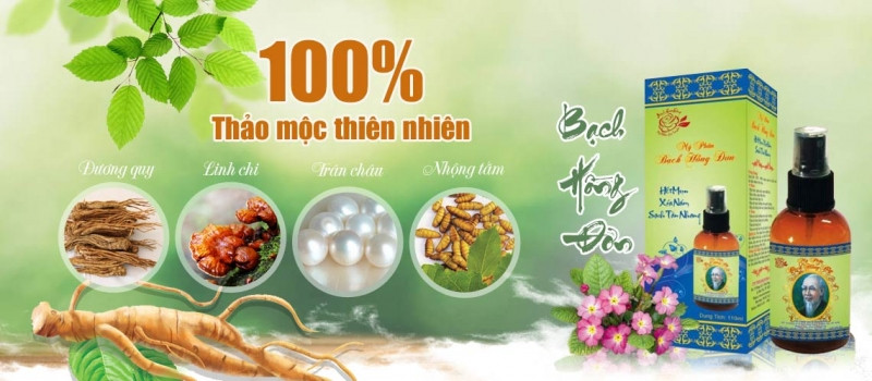 100% Bạch Hồng Đơn làm từ thảo mộc thiên nhiên