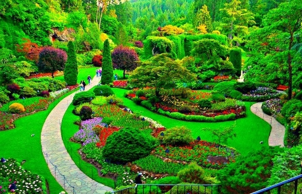 Một khu vườn như truyện cổ tích của Victoria.