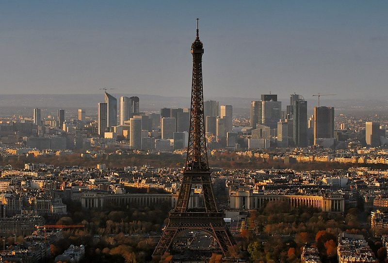 Paris từ góc nhìn trên cao.