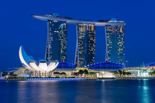 Thành phố Singapore buổi đêm