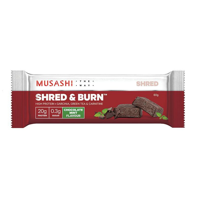 Thanh protein Musashi Shred And Burn Chocolate
