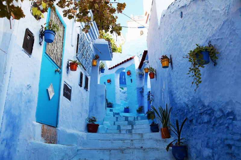 Bên trong thị trấn Chefchaouen