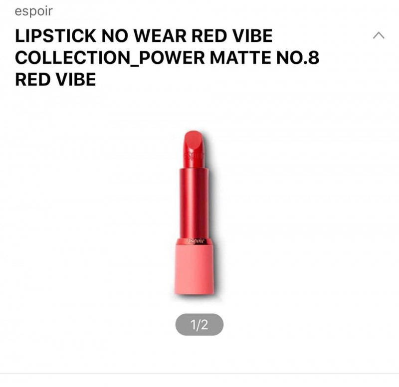 Espoir No wear Red Vibe Collection