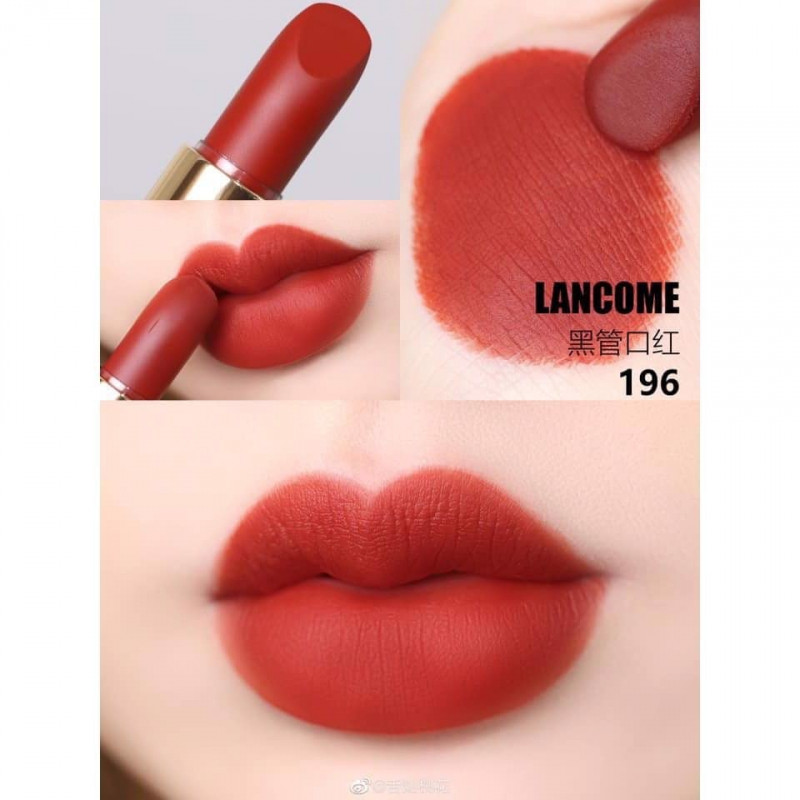 Lancome L'absolu Rouge Drama Matte 196 Orange Sanguine Mini