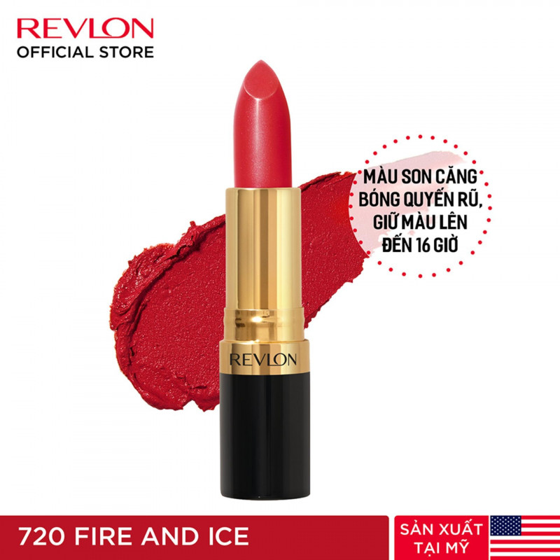 Revlon Son Thỏi Lì Super Lustrous Lipstick – 720 Fire and Ice