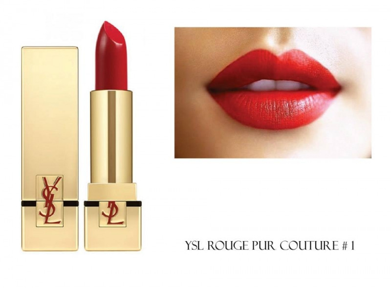 Yves Saint Laurent(YSL) Rouge Pur Couture 01 Le Rouge