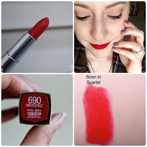 CREAMY MATTE LIP COLOR ( 690 – Siren in Scarlet)